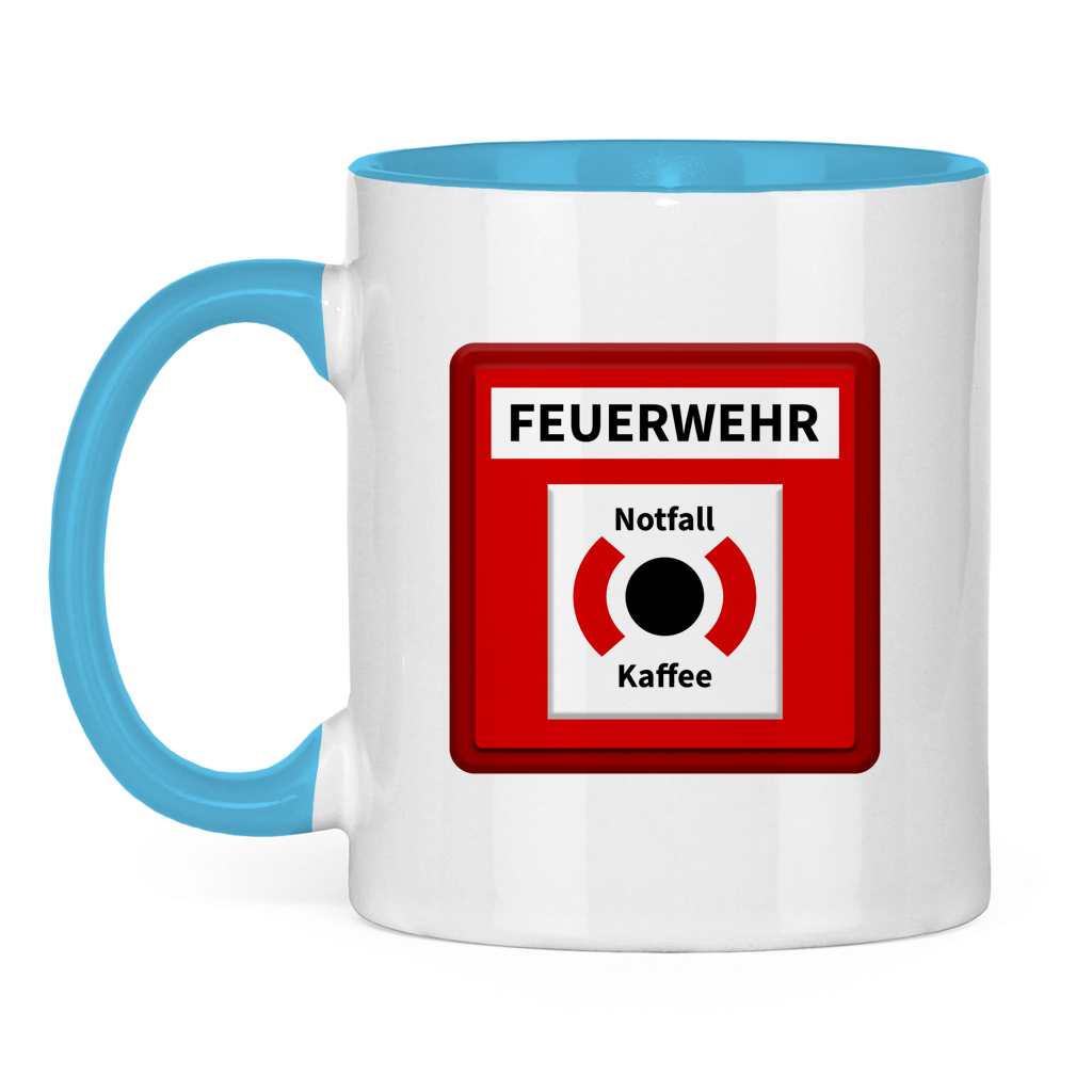 Tasse zweifarbig - Brandmelder