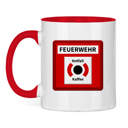 Tasse zweifarbig - Brandmelder