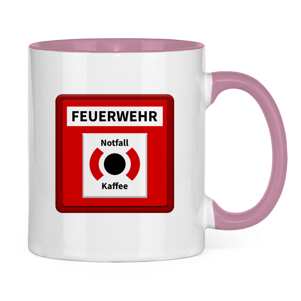 Tasse zweifarbig - Brandmelder