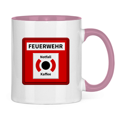 Tasse zweifarbig - Brandmelder