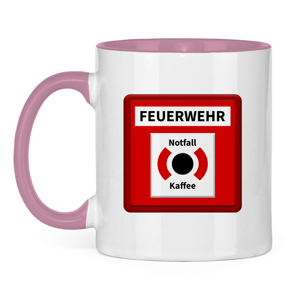 Tasse zweifarbig - Brandmelder
