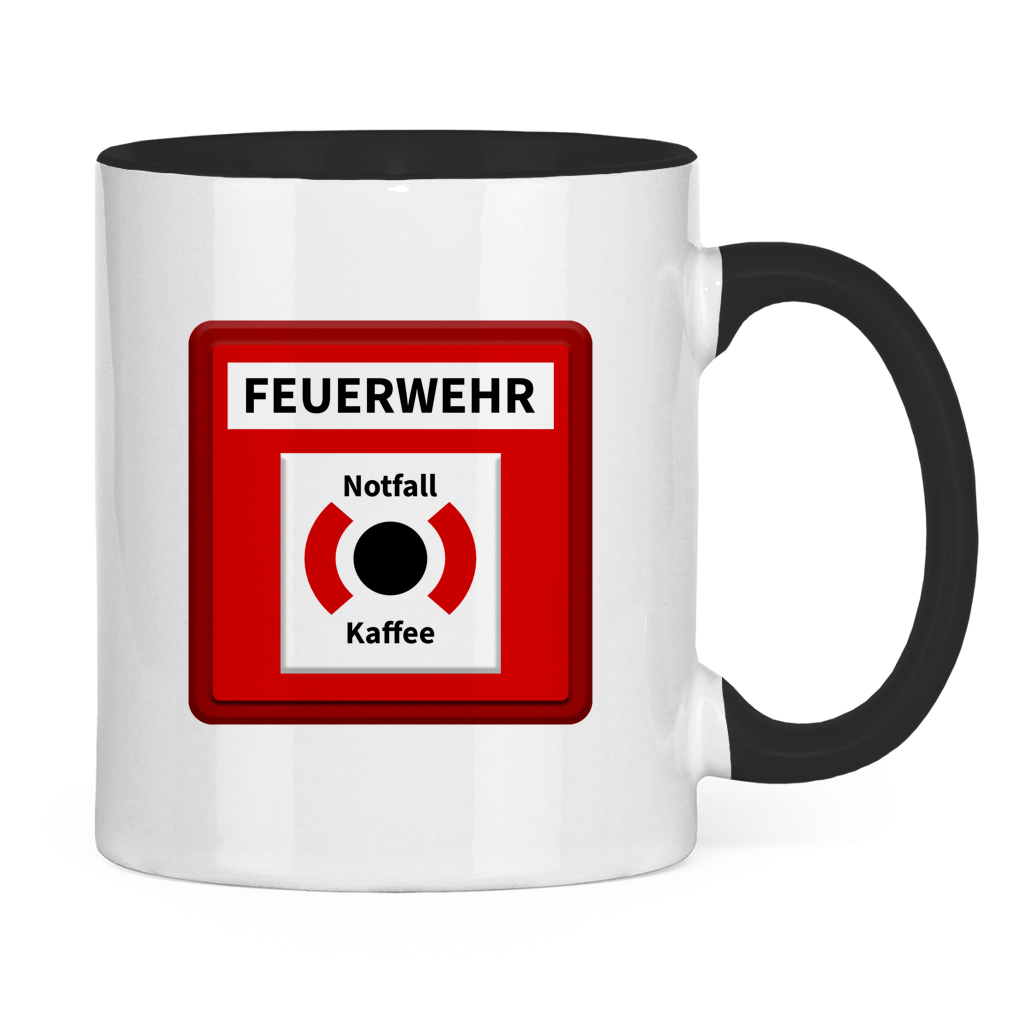 Tasse zweifarbig - Brandmelder