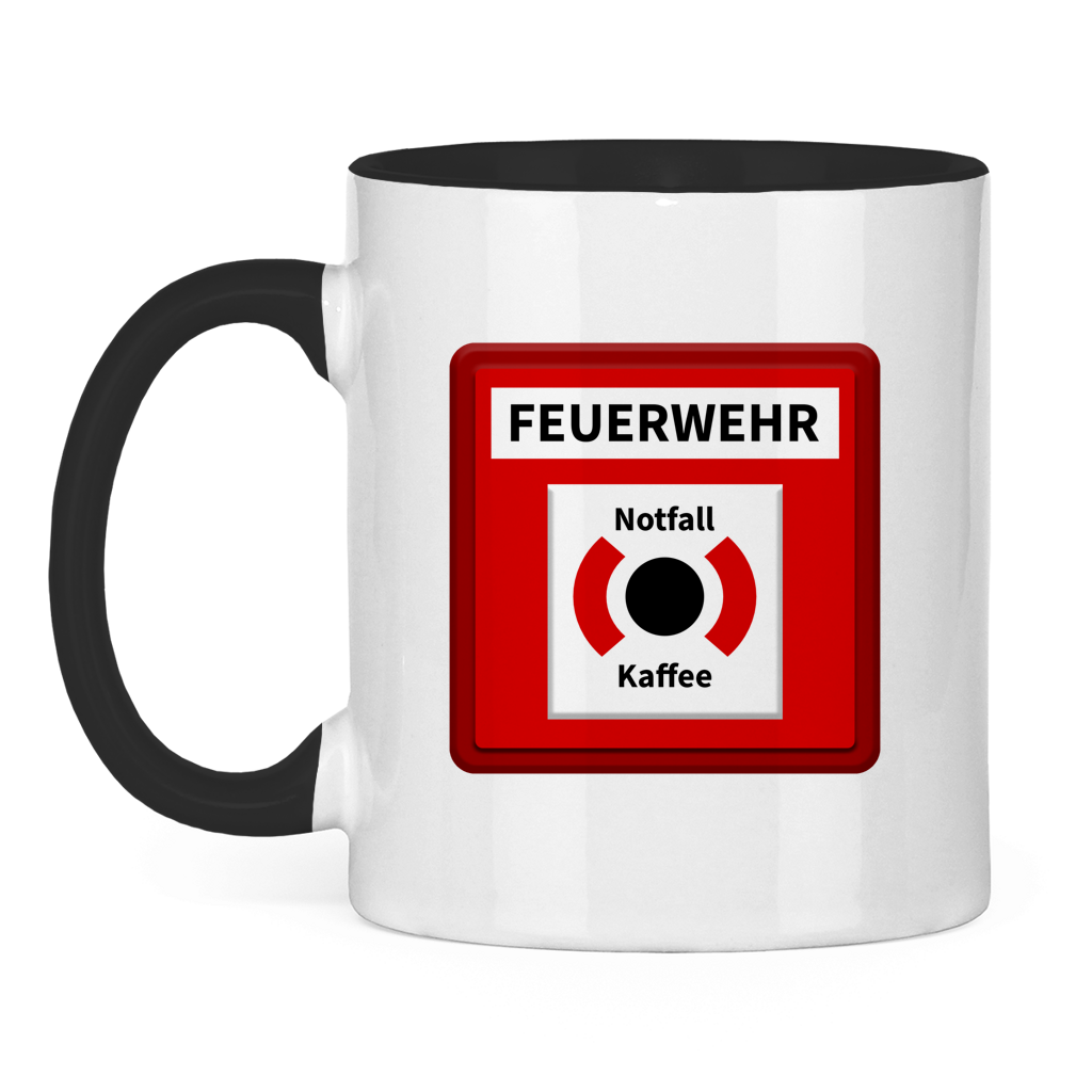 Tasse zweifarbig - Brandmelder