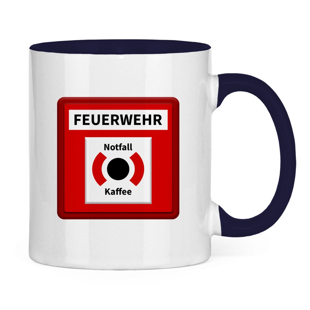 Tasse zweifarbig - Brandmelder