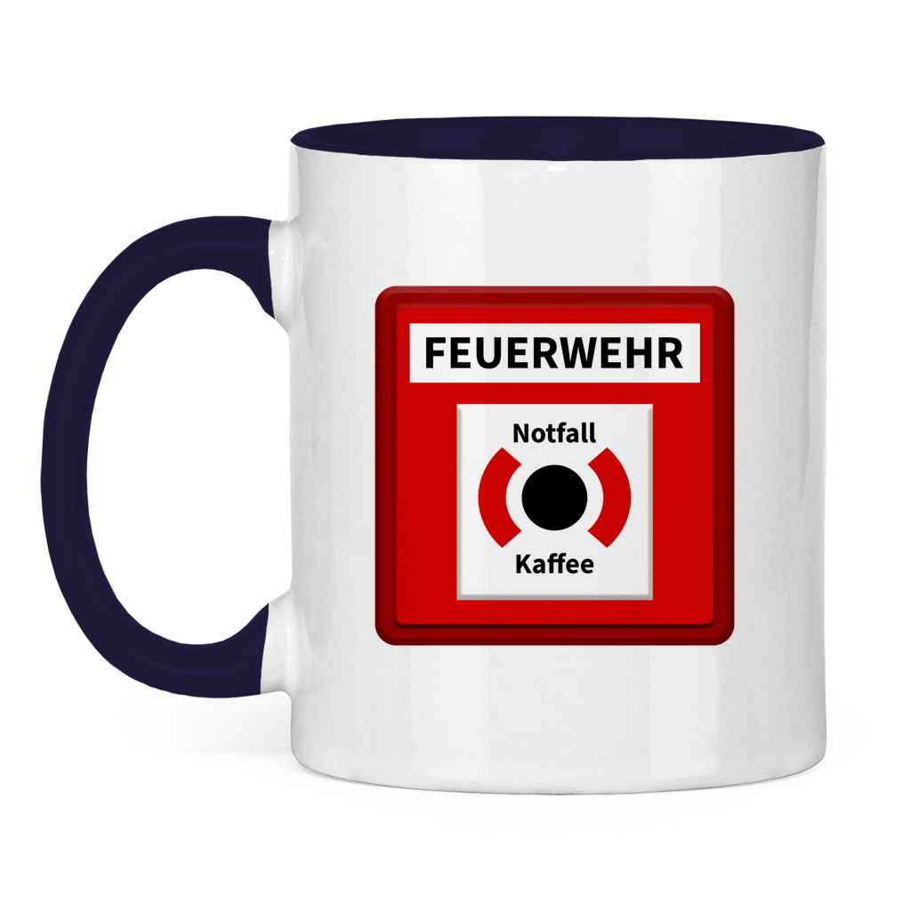Tasse zweifarbig - Brandmelder