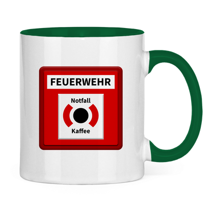Tasse zweifarbig - Brandmelder