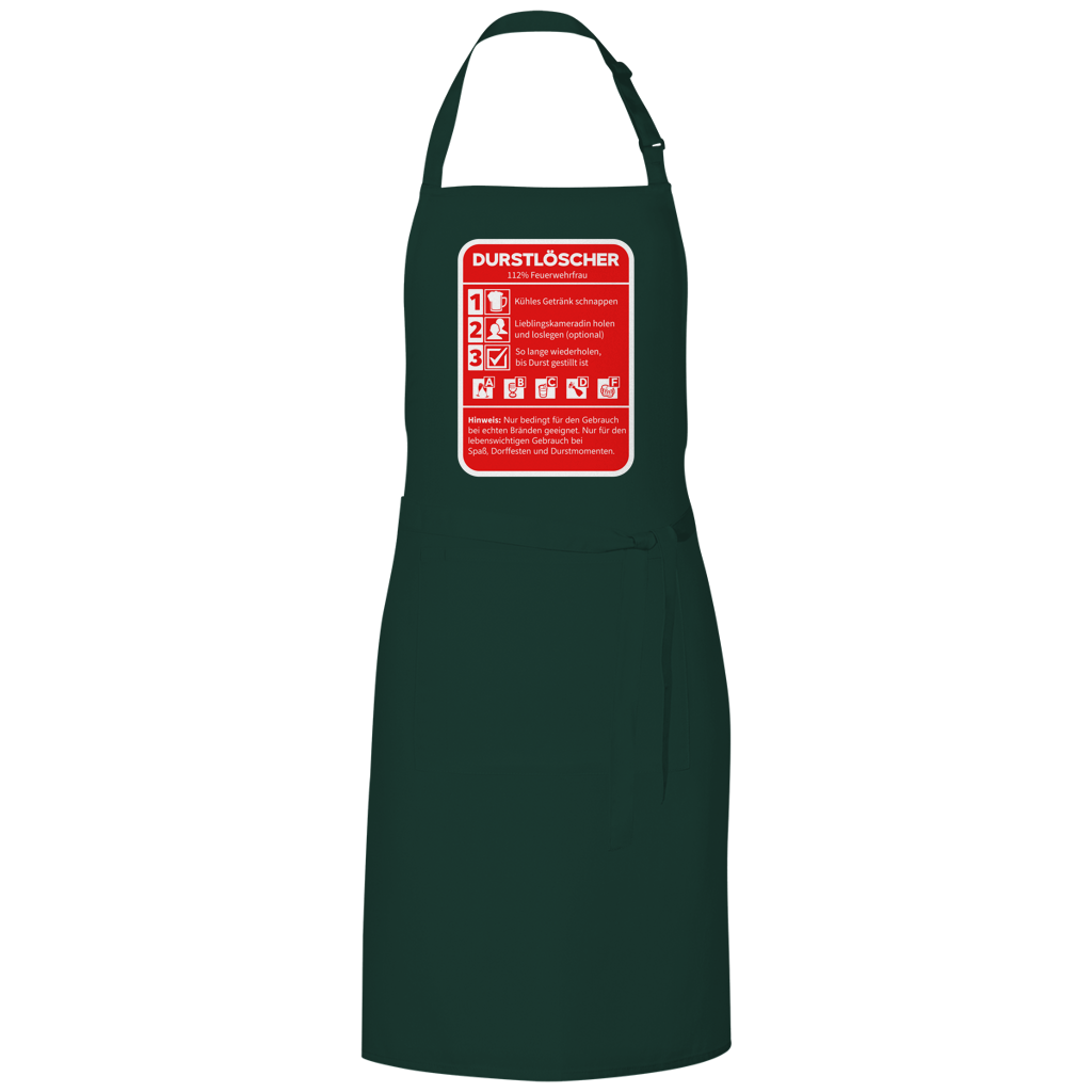 Grillschürze - Durstlöscher Feuerwehrfrau