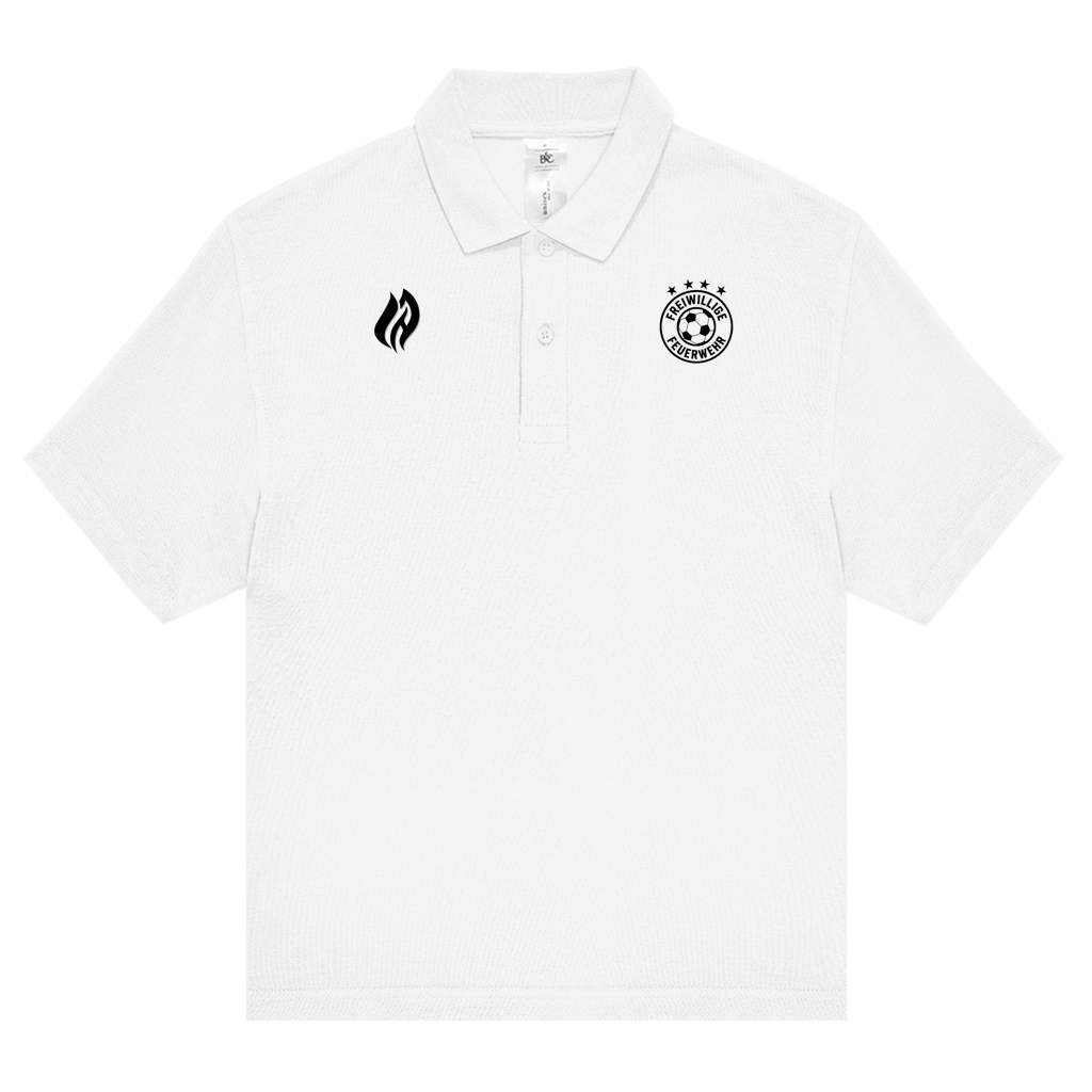 WM26 Retro Fan-Polo - Feuerwehr Edition [Personalisierbar]