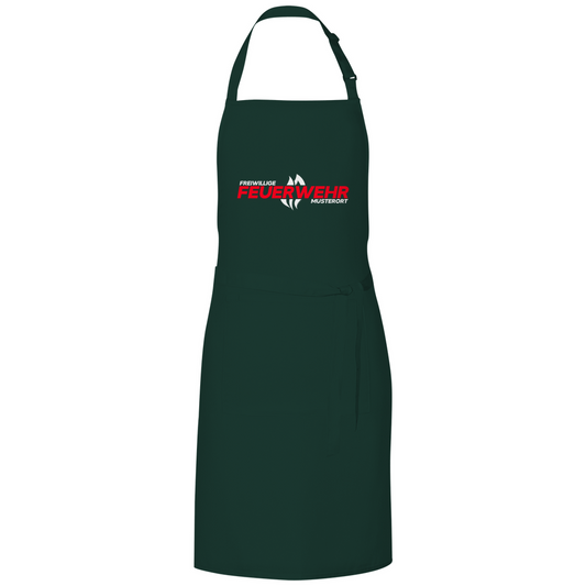 Grillschürze - Flamme Freiwillige Feuerwehr Rot [Personalisierbar]