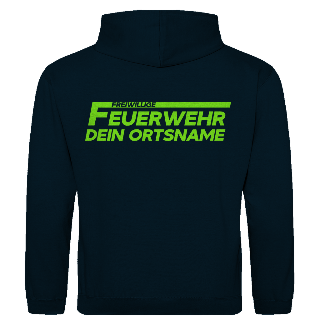 Herren Hoodie - Freiwillige Feuerwehr Grün [Personalisierbar]