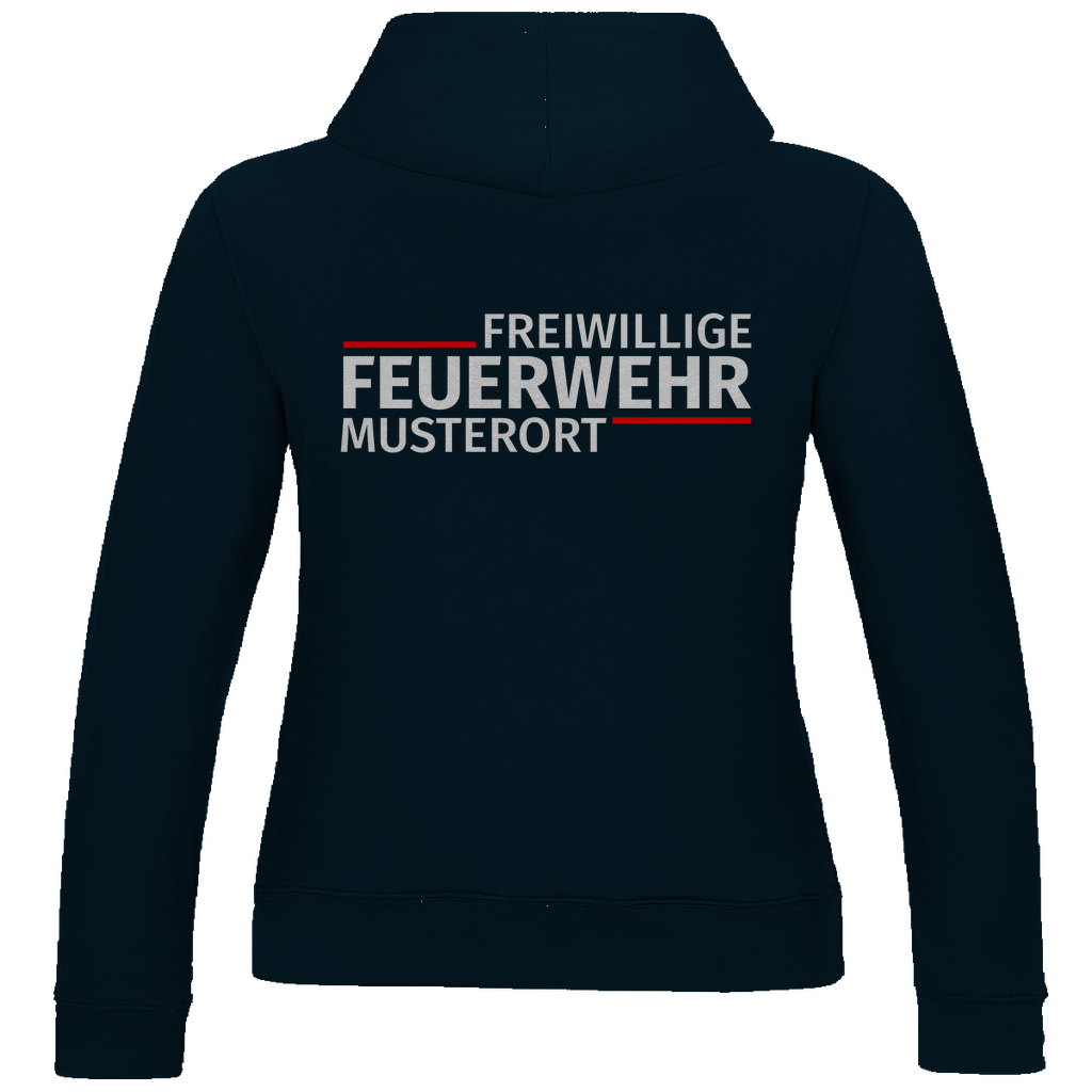 Damen Hoodie - Modern Freiwillige Feuerwehr [Personalisierbar]