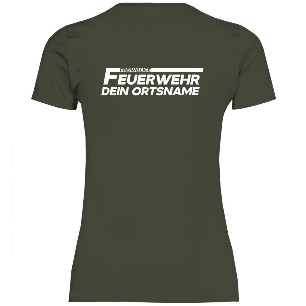 Damen T-Shirt - Freiwillige Feuerwehr [Personalisierbar]