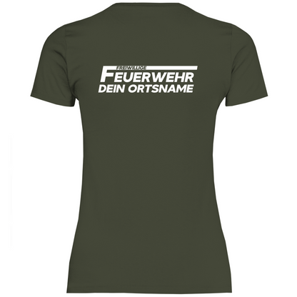 Damen T-Shirt - Freiwillige Feuerwehr [Personalisierbar]