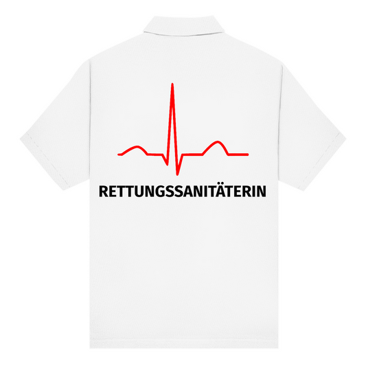 Unisex Poloshirt - EKG Rettungssanitäterin