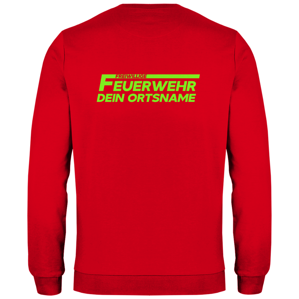 Herren Sweatshirt - Freiwillige Feuerwehr Grün [Personalisierbar]