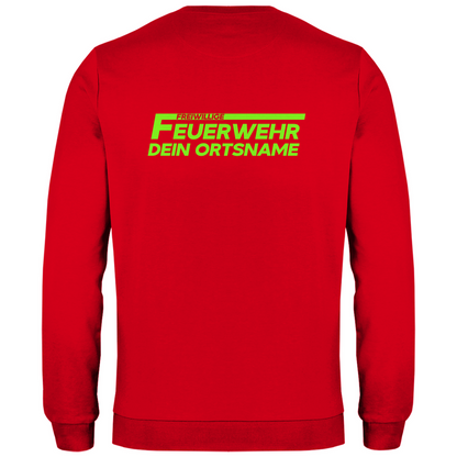 Herren Sweatshirt - Freiwillige Feuerwehr Grün [Personalisierbar]