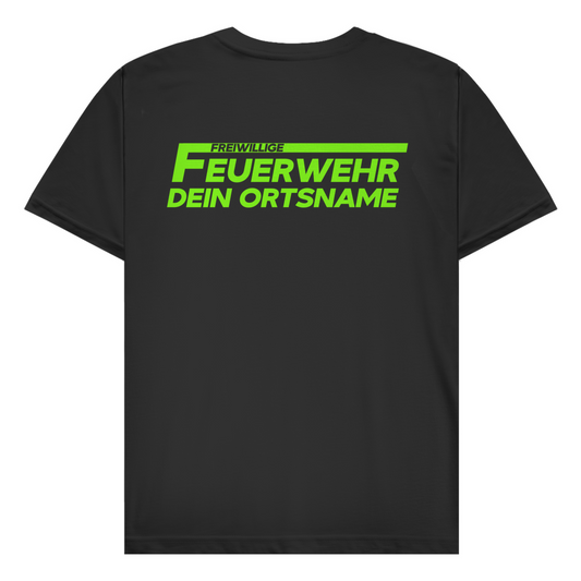 Herren T-Shirt - Freiwillige Feuerwehr Grün [Personalisierbar]