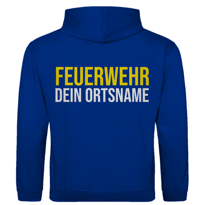 Herren Hoodie - Feuerwehr Schriftzug (Personalisierbar)