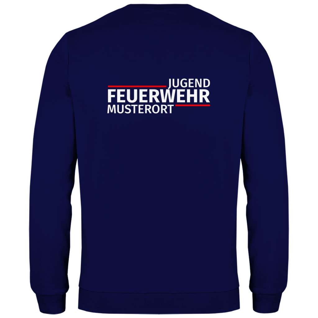 Herren Sweatshirt - Modern Jugendfeuerwehr [Personalisierbar]