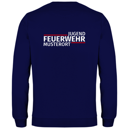 Herren Sweatshirt - Modern Jugendfeuerwehr [Personalisierbar]