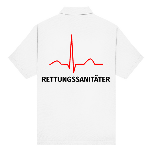 Unisex Poloshirt - EKG Rettungssanitäter