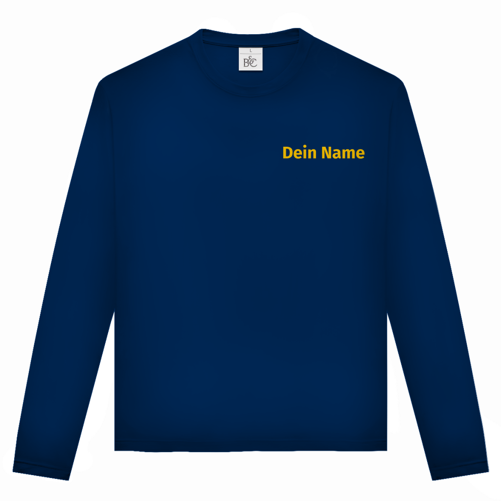 Unisex Langarmshirt - Freiwillige Feuerwehr Gelb [Personalisierbar]
