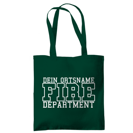 Tragetasche - Fire Department (Personalisierbar)