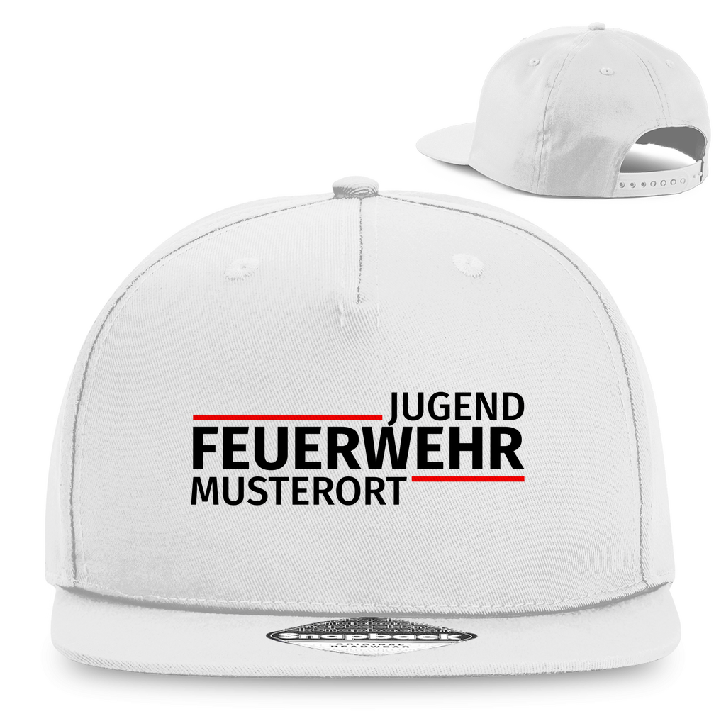 Snapback Rapper Cap - Modern Jugendfeuerwehr [Personalisierbar]
