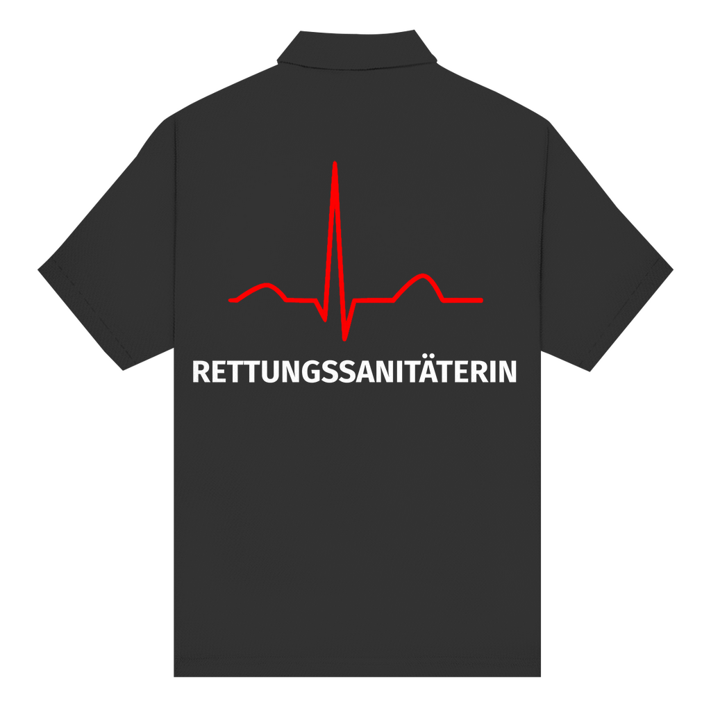 Unisex Poloshirt - EKG Rettungssanitäterin