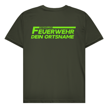 Herren T-Shirt - Freiwillige Feuerwehr Grün [Personalisierbar]