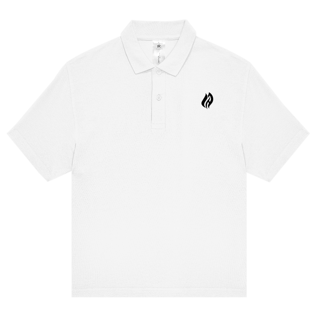 Unisex Poloshirt - Flamme Freiwillige Feuerwehr Grün [Personalisierbar]