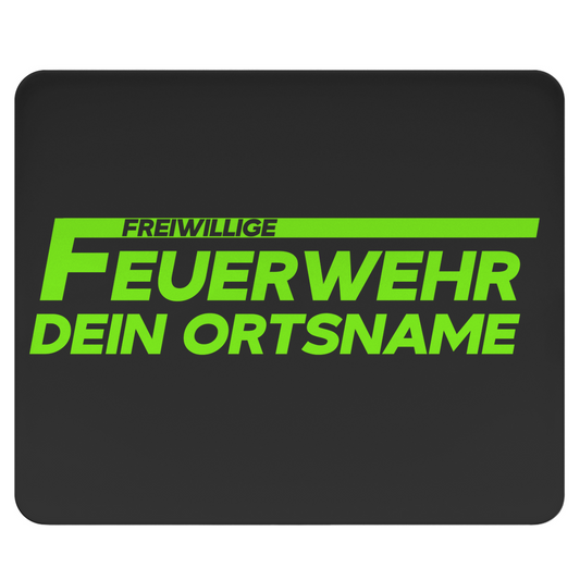 Mousepad - Freiwillige Feuerwehr Grün [Personalisierbar]