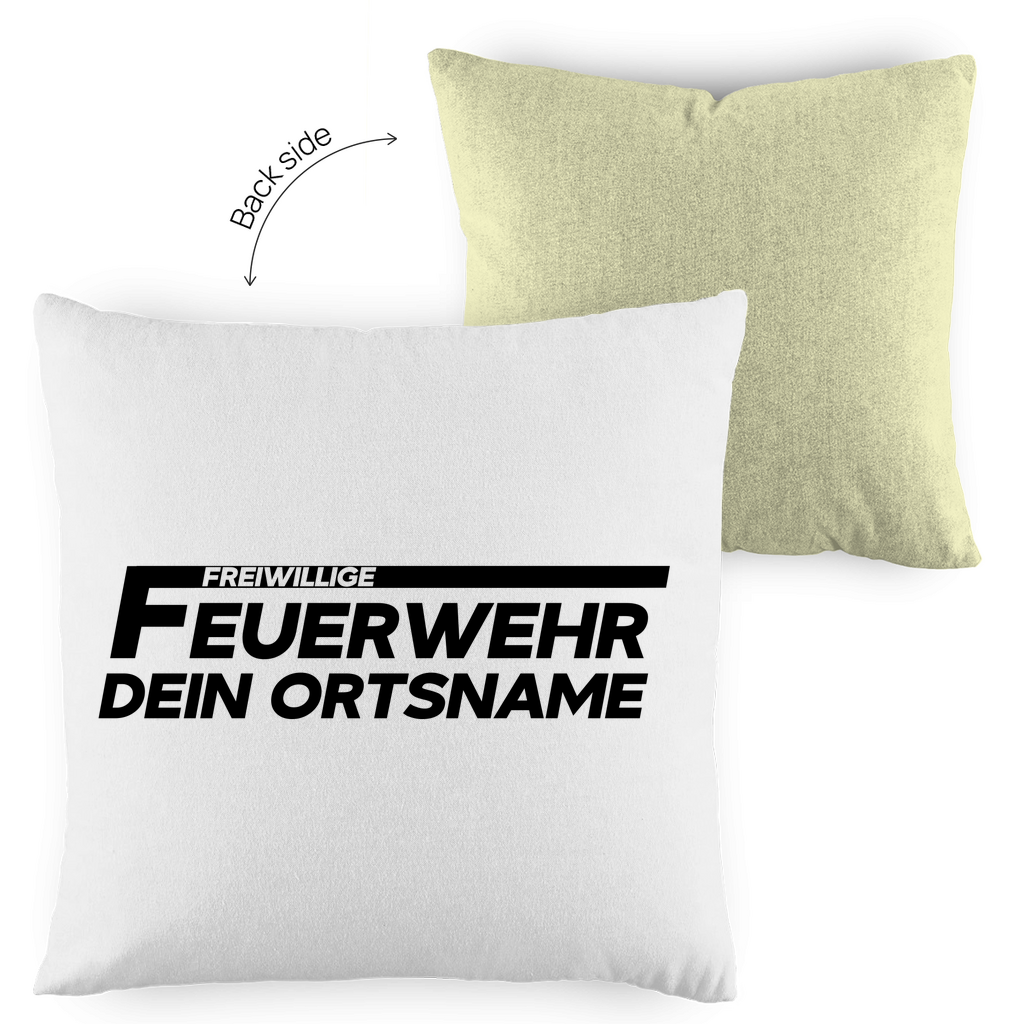 Kopfkissen zweifarbig - Freiwillige Feuerwehr [Personalisierbar]