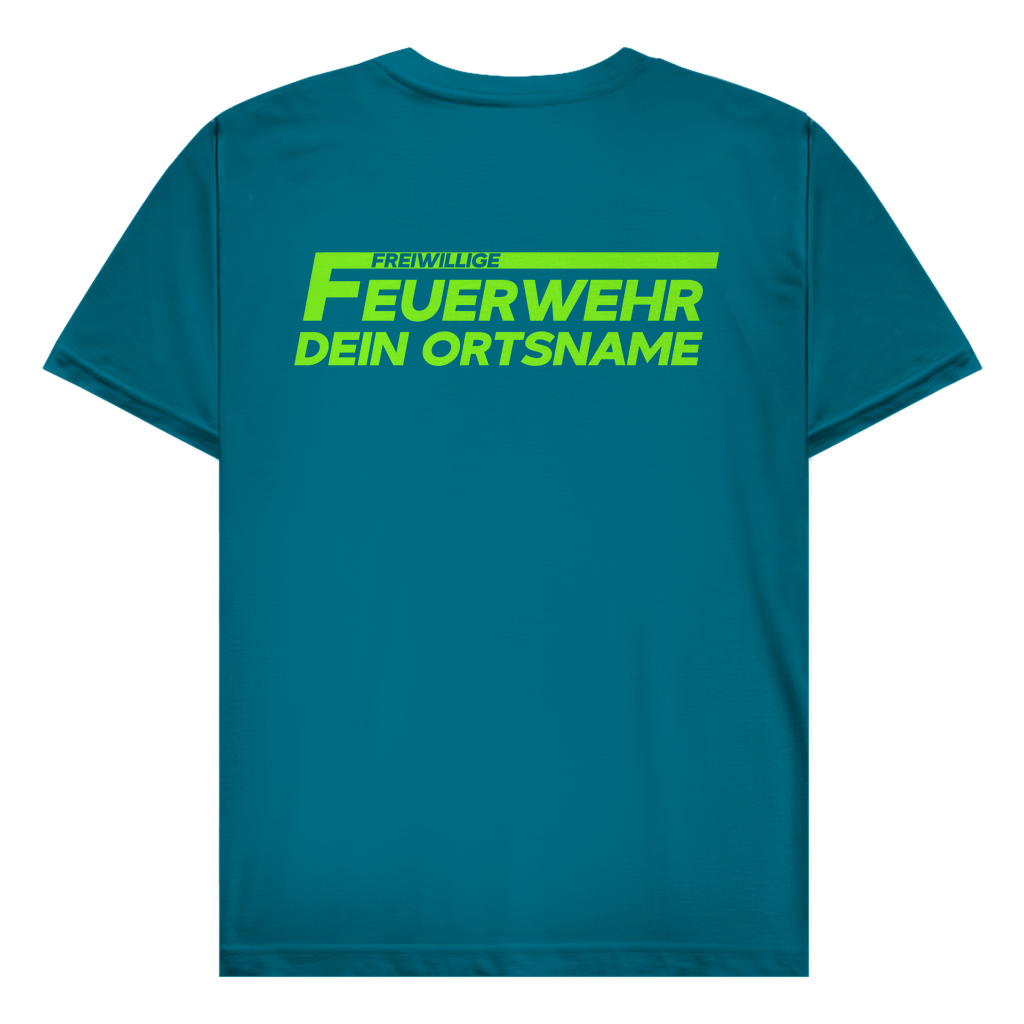 Herren T-Shirt - Freiwillige Feuerwehr Grün [Personalisierbar]