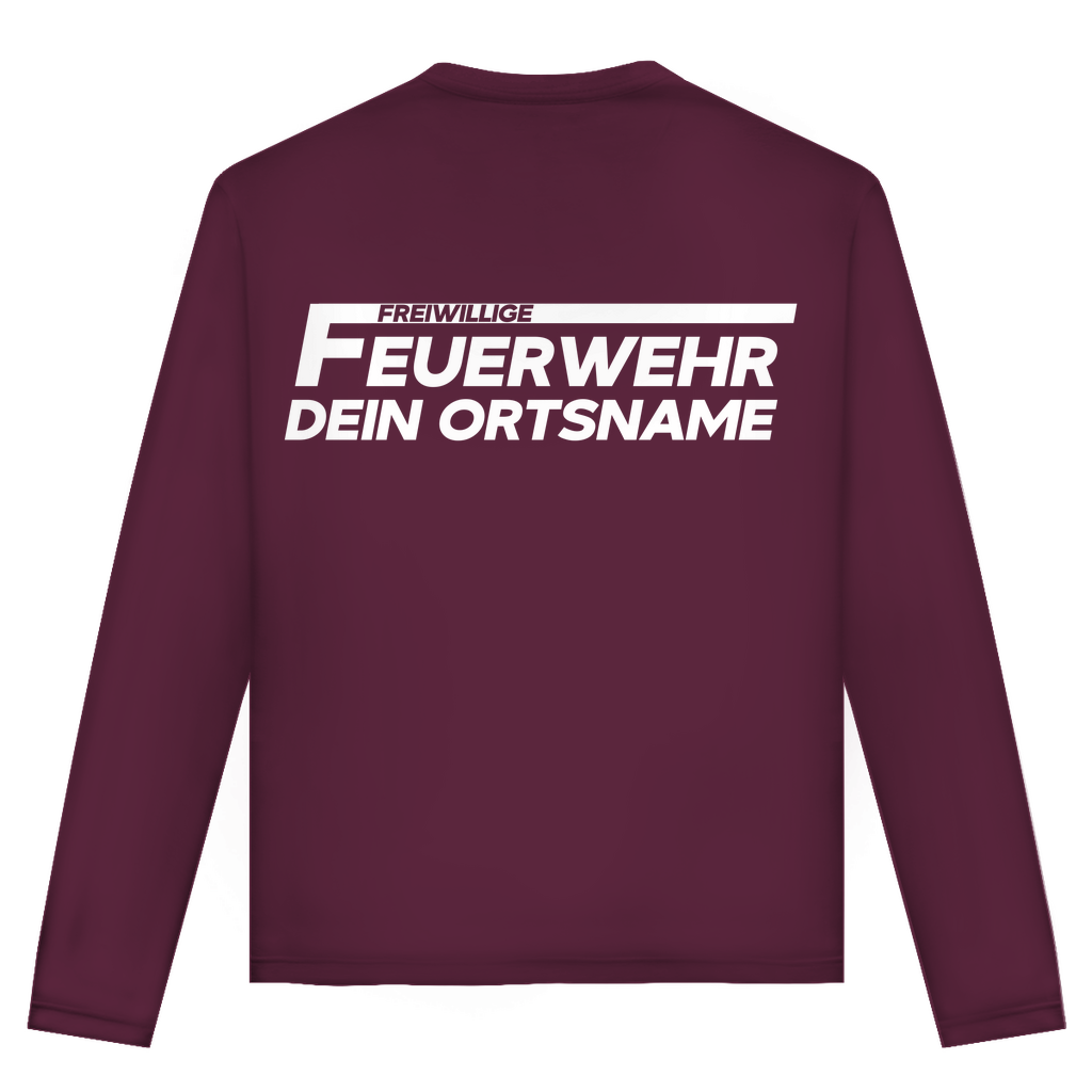 Unisex Langarmshirt - Freiwillige Feuerwehr [Personalisierbar]