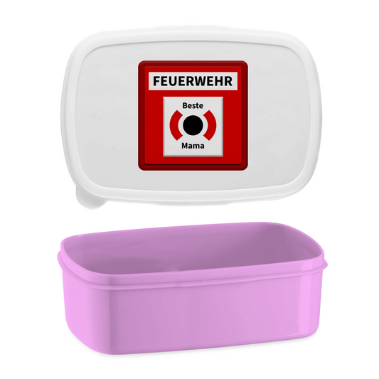 Lunchbox mit Aufteilung - Brandmelder Beste Mama