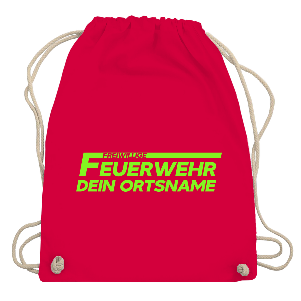 Turnbeutel - Freiwillige Feuerwehr Grün [Personalisierbar]