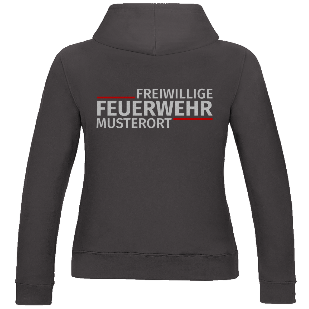 Damen Hoodie - Modern Freiwillige Feuerwehr [Personalisierbar]