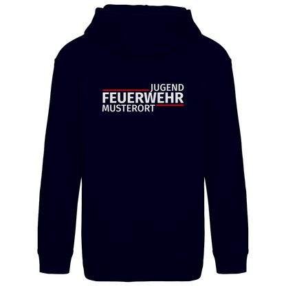 Kinder Hoodie - Modern Jugendfeuerwehr [Personalisierbar]