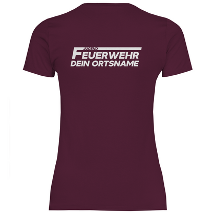 Damen T-Shirt - Jugendfeuerwehr [Personalisierbar]