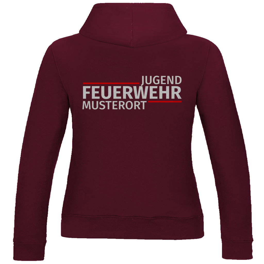 Damen Hoodie - Modern Jugendfeuerwehr [Personalisierbar]