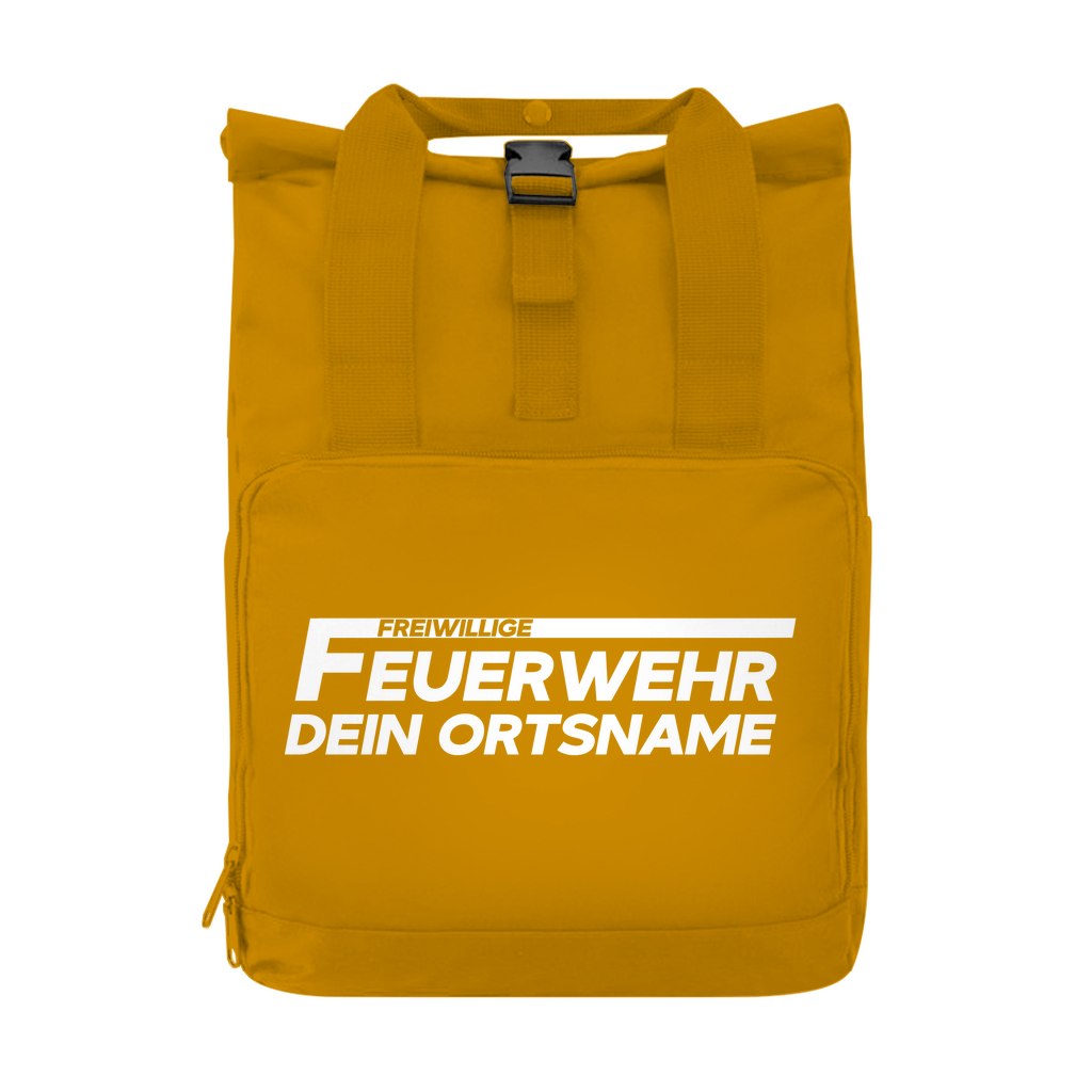 Rucksack mit Seitentasche - Freiwillige Feuerwehr [Personalisierbar]