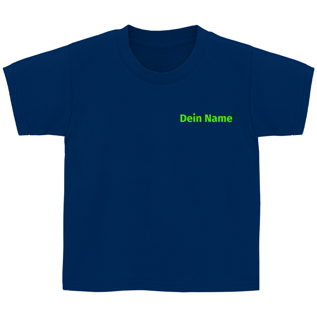 Kinder T-Shirt - Jugendfeuerwehr Grün [Personalisierbar]