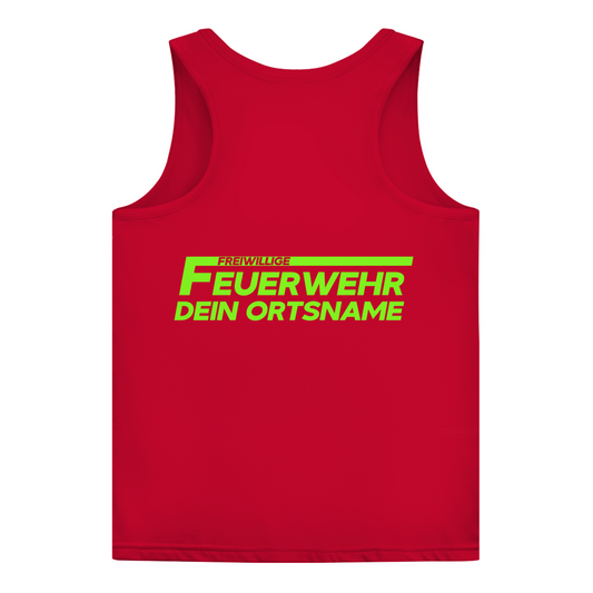 Damen Tank Top - Freiwillige Feuerwehr Grün [Personalisierbar]