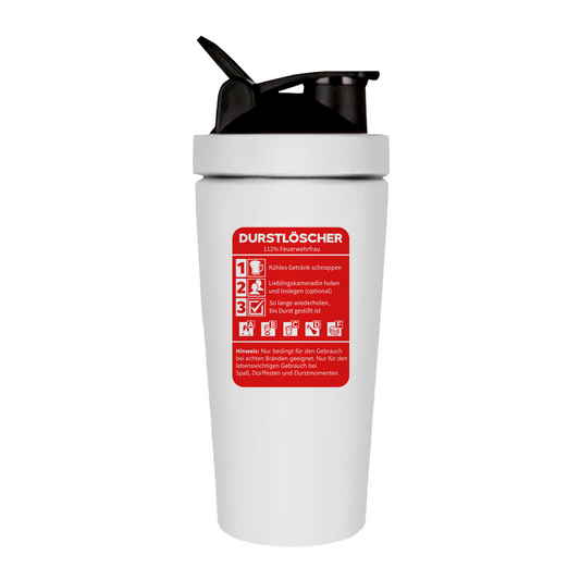 Fitness Shaker - Durstlöscher Feuerwehrfrau