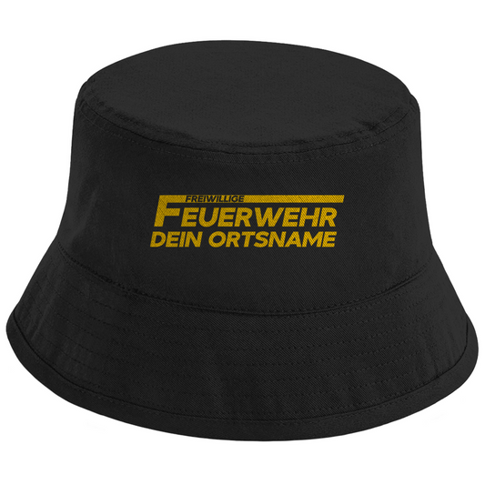 Bucket Hat - Freiwillige Feuerwehr Gelb [Personalisierbar]