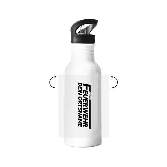 Edelstahl-Trinkflasche - Jugendfeuerwehr [Personalisierbar]