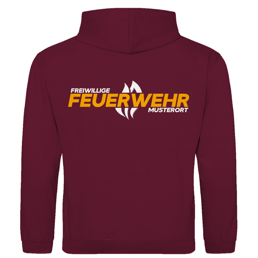 Herren Hoodie - Flamme Freiwillige Feuerwehr Gelb [Personalisierbar]