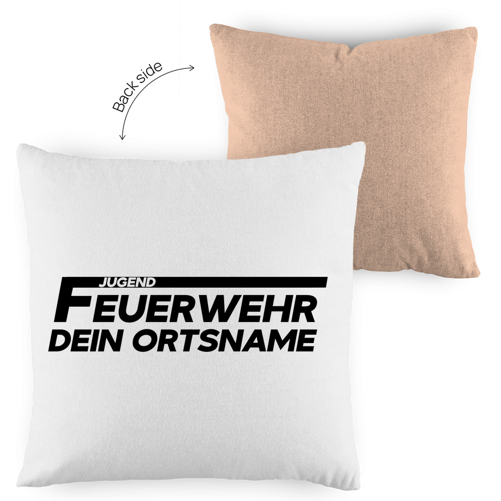 Kopfkissen zweifarbig - Jugendfeuerwehr [Personalisierbar]