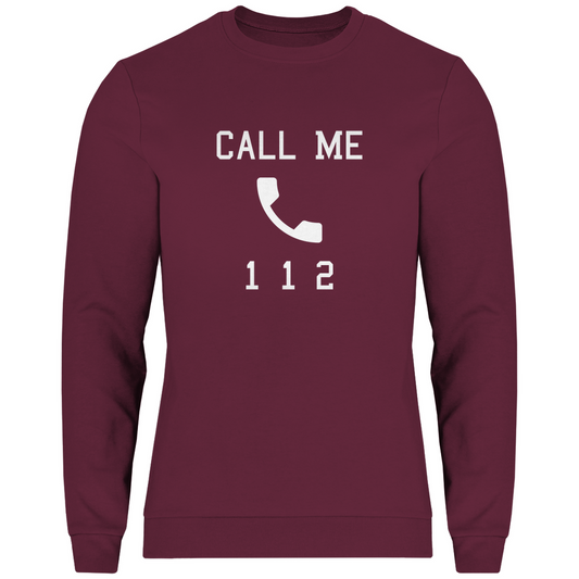Herren Sweatshirt - Call Me 112